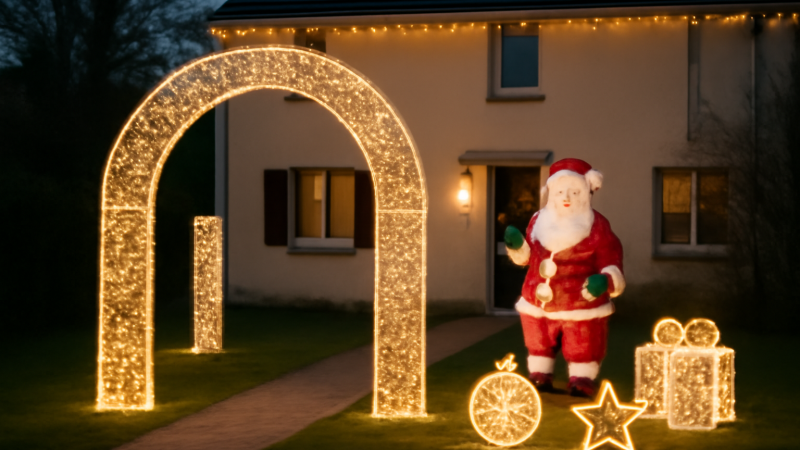 Décoration de Noël extérieur XXL : idées XXL