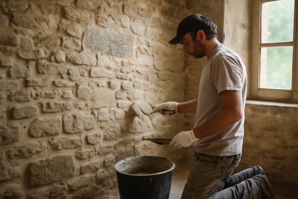 Mur chaux : guide pratique pour enduire et réussir