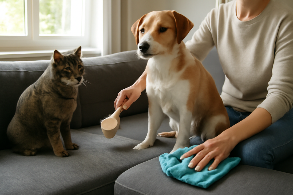 Tissus anti poils animaux : meilleurs choix canapé
