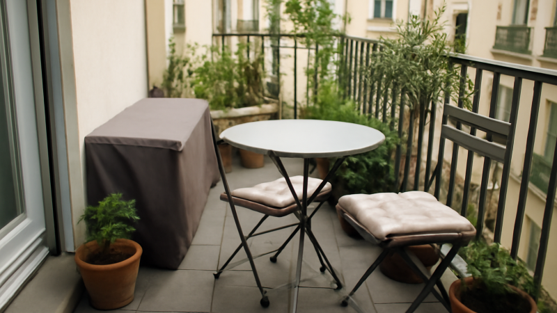 Petit salon de jardin compact : prix malin