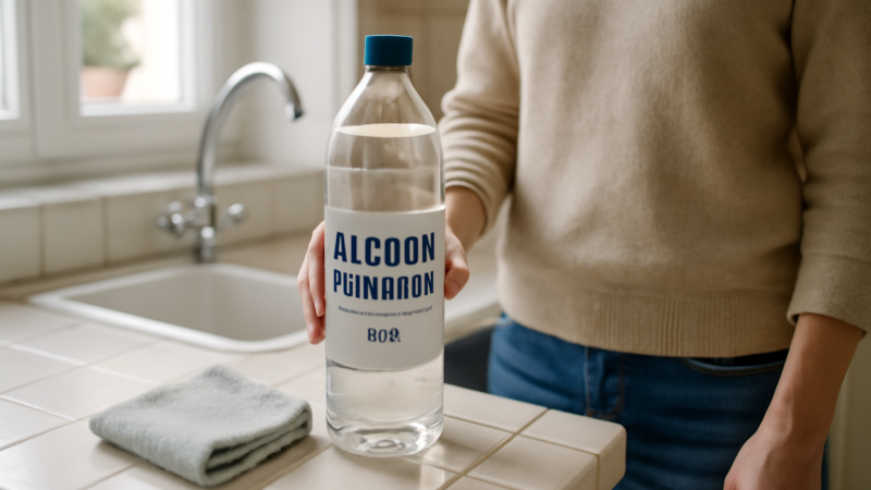 Alcool ménager : usages, précautions et conseils