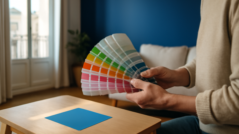Bleu électrique maison : guide simple pour l’adopter