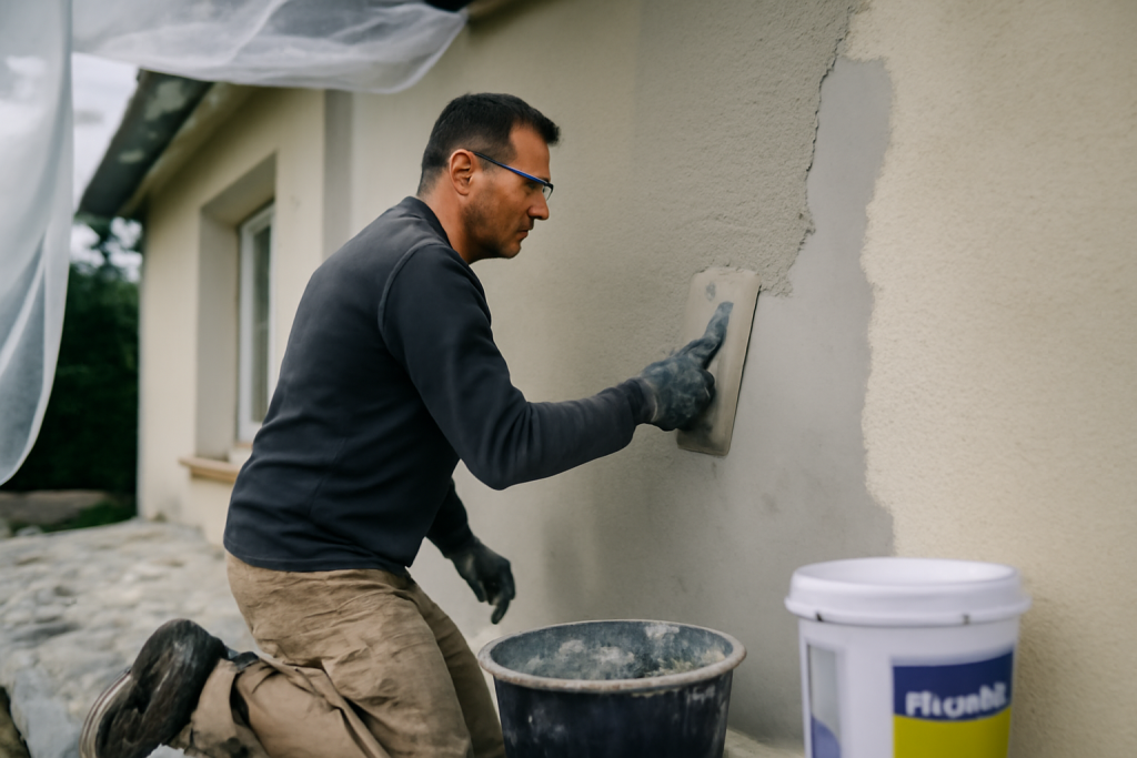 Enduit par temps humide : guide pratique