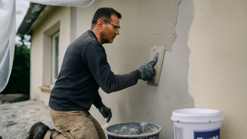 Enduit par temps humide : guide pratique