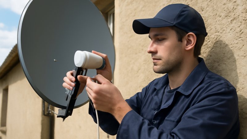 Tete parabole pour TNT SAT : LNB compatible