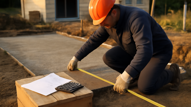 Calcul m3 béton : estimer la quantité pour dalle