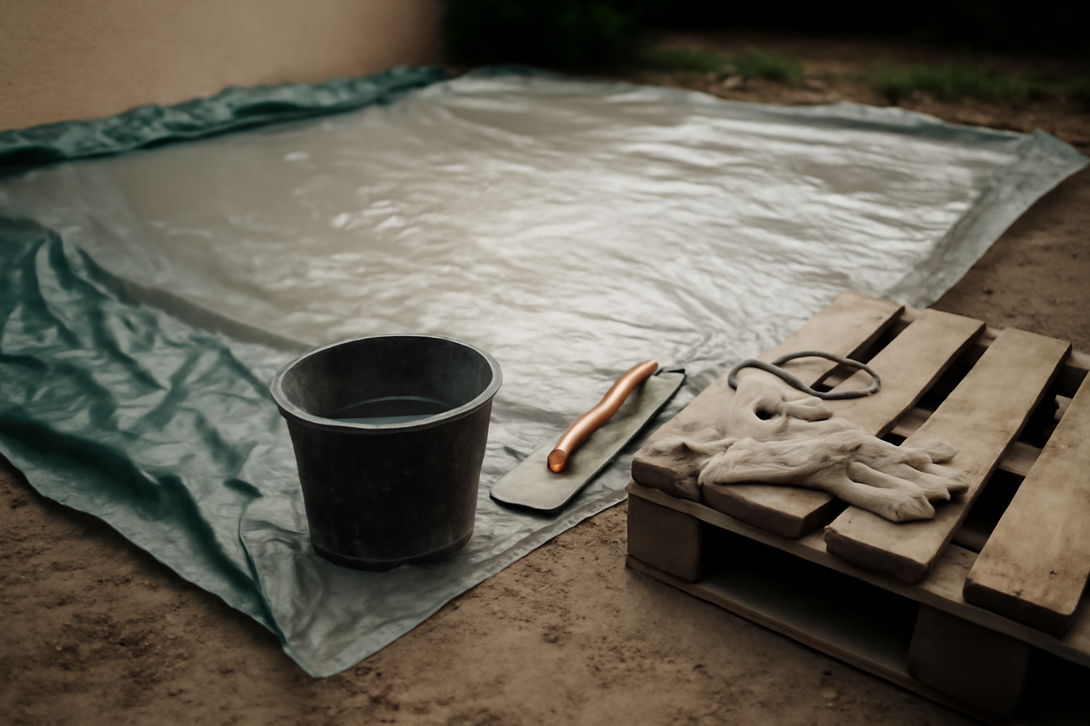 cure du béton et protection contre le dessèchement après coulage