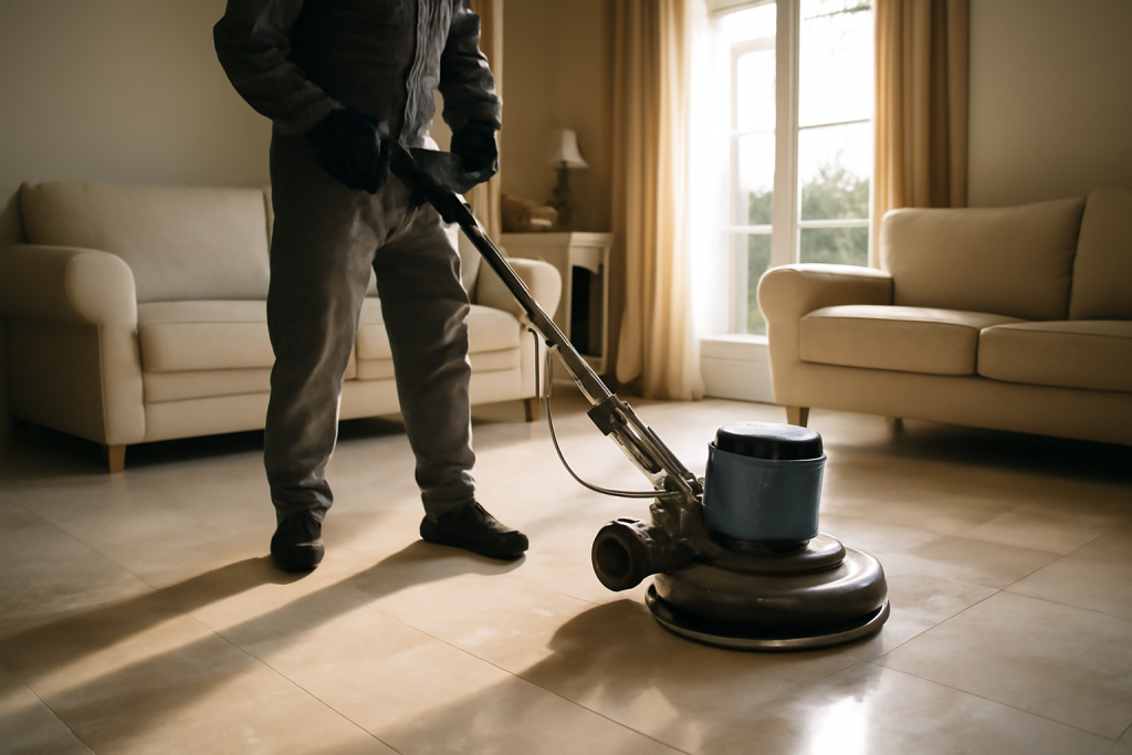 Cristallisation du carrelage : méthode & entretien