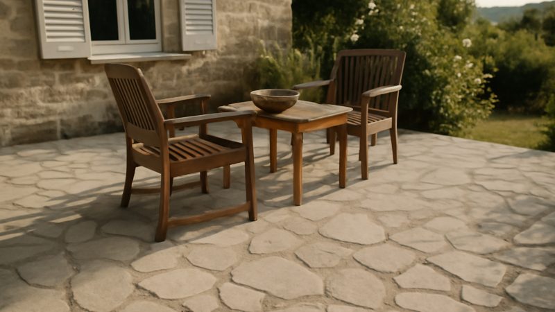 Opus incertum : définition & pose en terrasse
